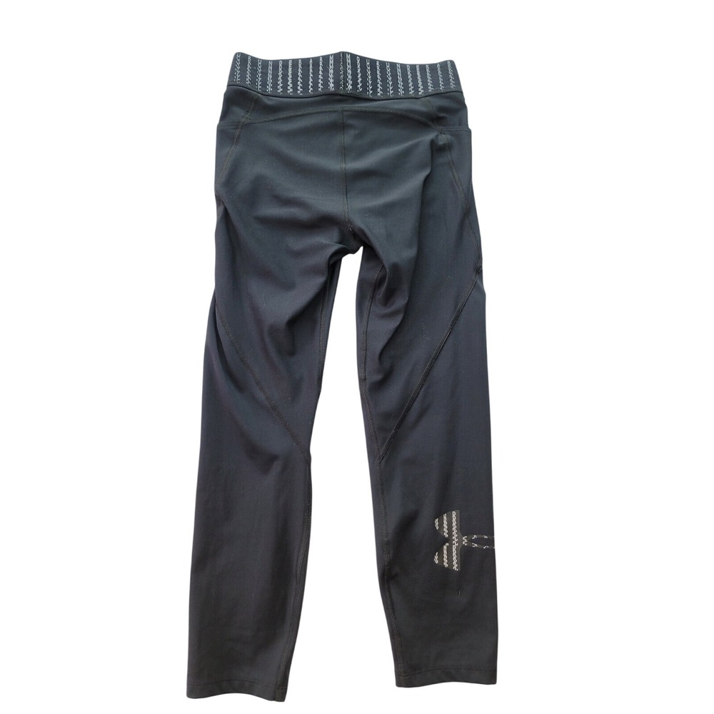 Under Armour HeatGear Compression Leggings Womens Medium Black Capri Athletic